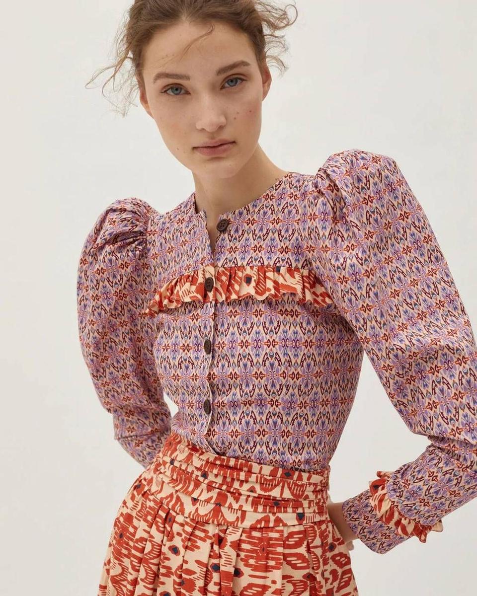 Blusa estampada The IQ Collection