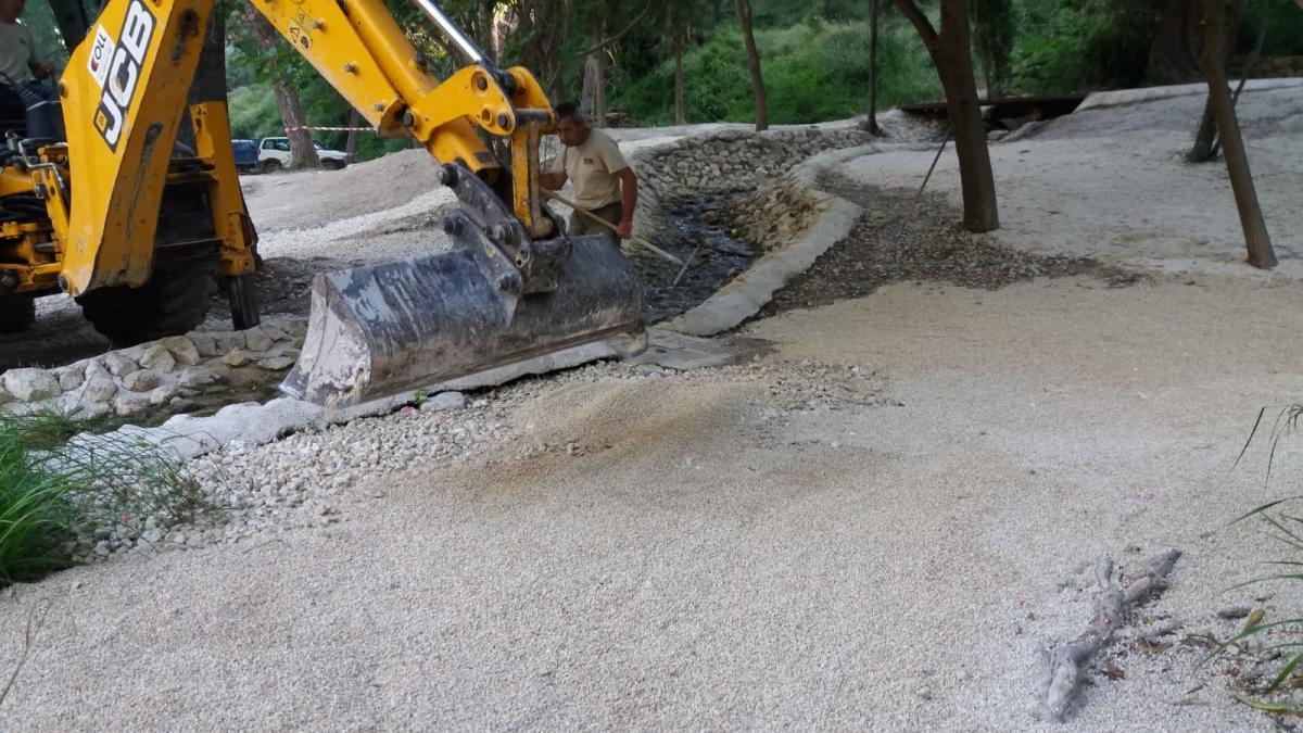 Una de las obras del programa Tornem Junts de Ontinyent