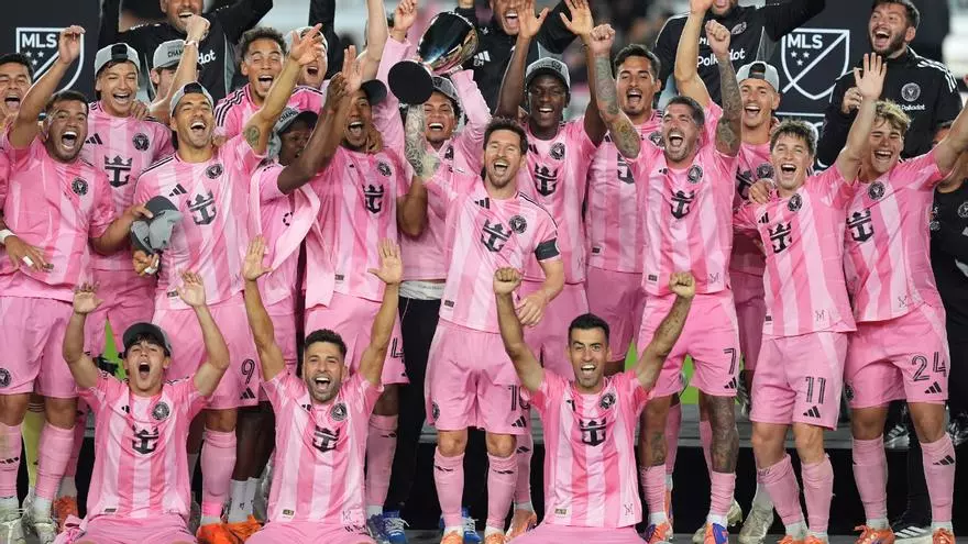 Jugadores del Inter celebran “regalo” para Messi y fans: la primera final de la MLS Cup