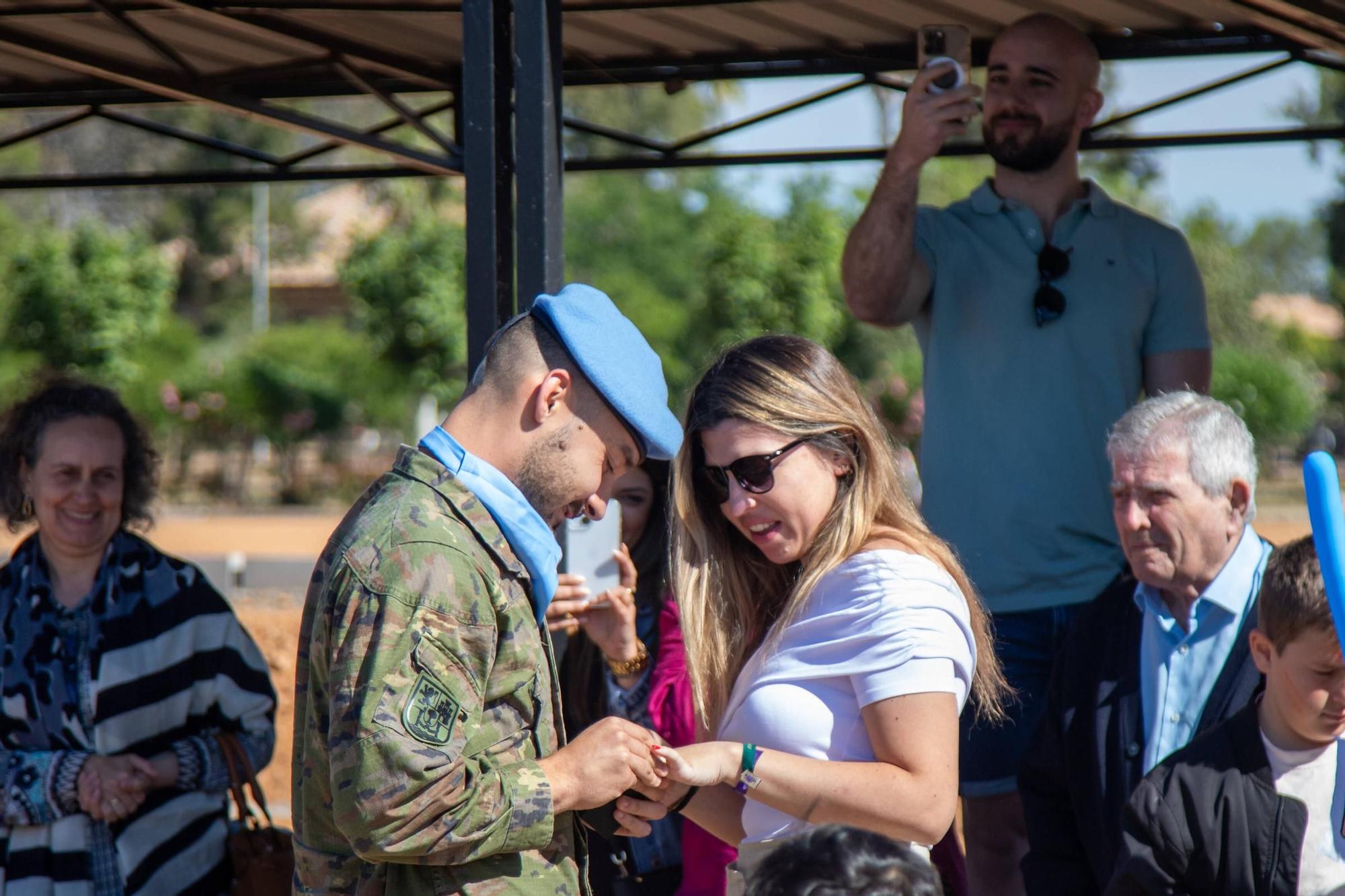 Vuelven a Badajoz los últimos militares que se encontraban en misión de paz en Líbano