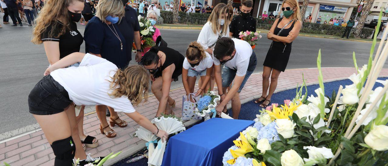 Homenaje en Santa Pola a Silvia Martínez, niña víctima de ETA, en 2020