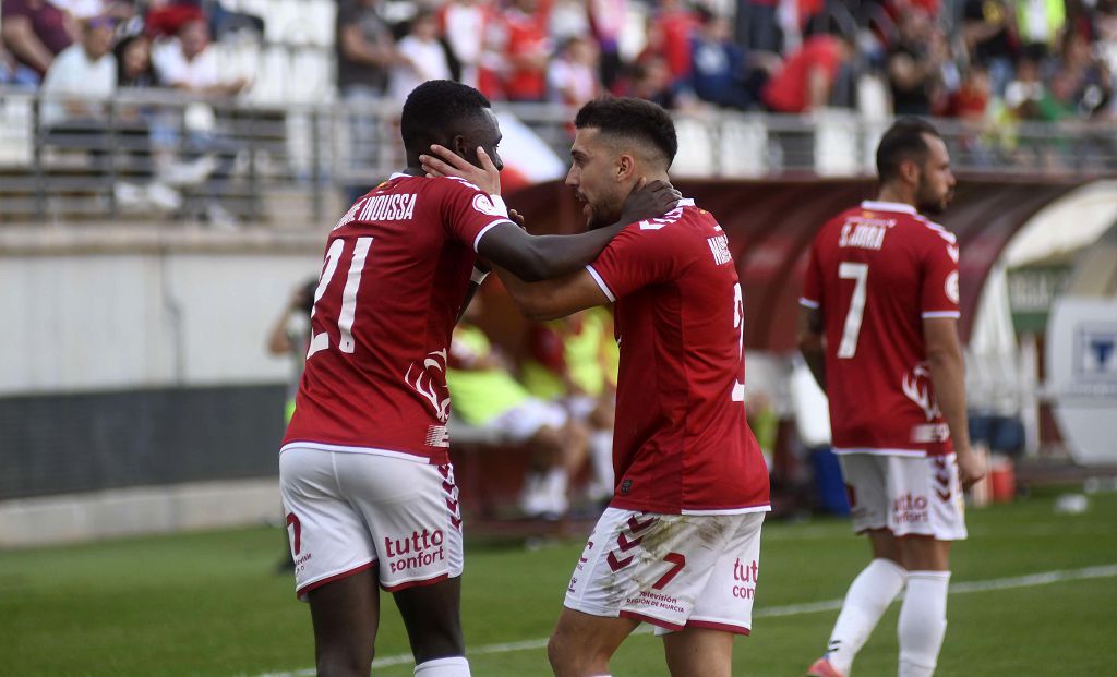 La victoria del Real Murcia frente al Águilas, en imágenes