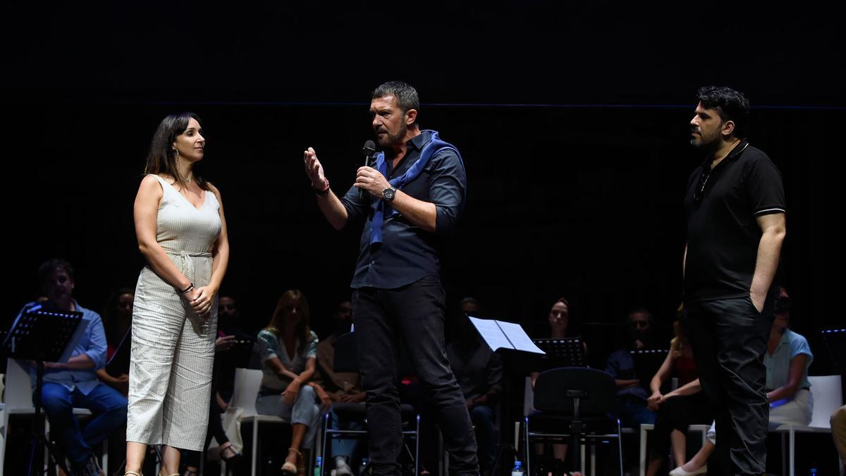 Antonio Banderas presenta el musical 'Company' en el Teatro Soho CaixaBank