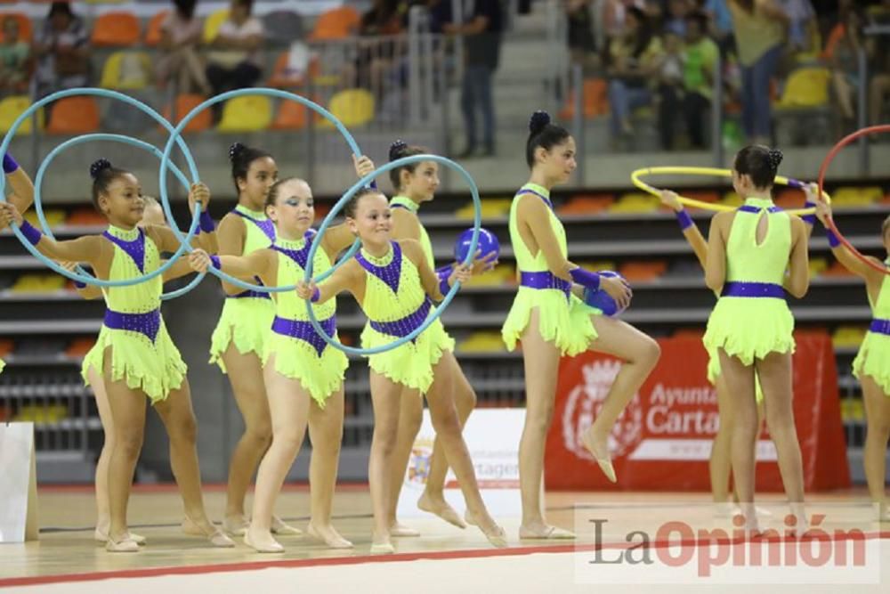 Clausura de las escuelas de Cartagena de gimnasia rítmica y estética de grupo