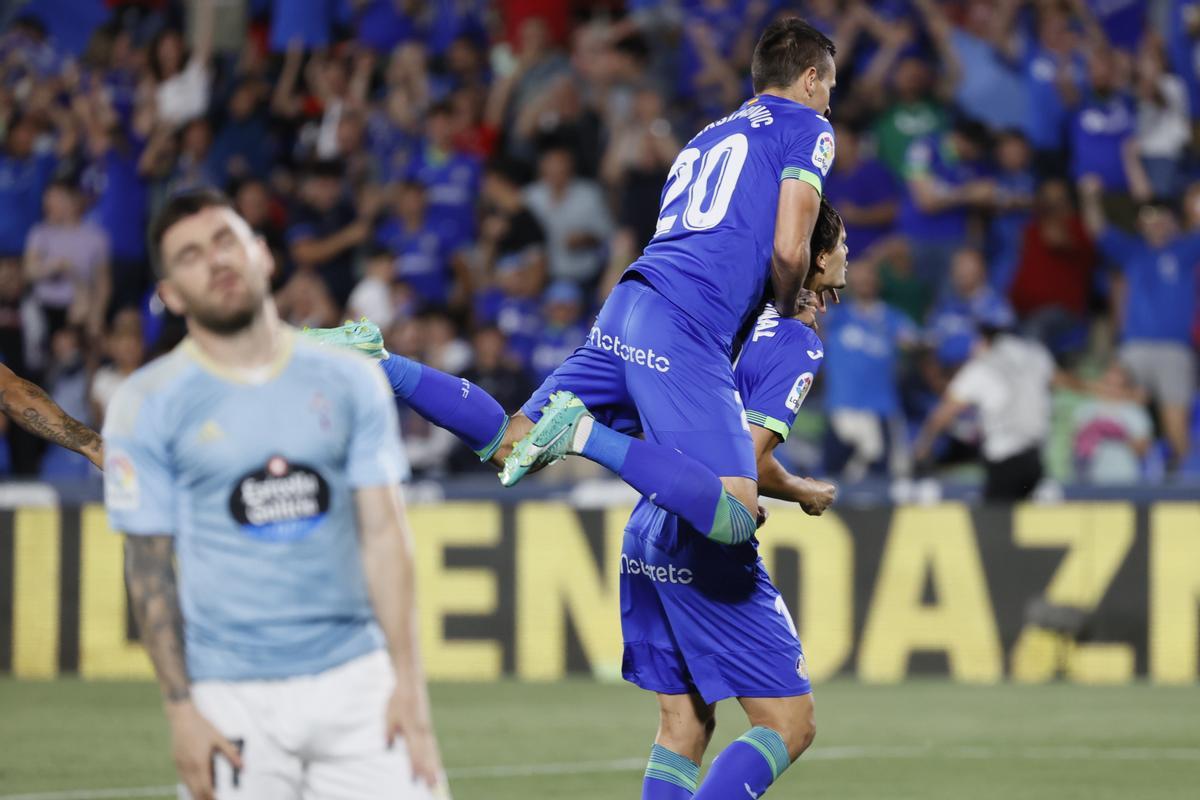 Resumen, goles y highlights del Getafe 1 - 0 Celta de Vigo de la jornada 33 de LaLiga Santander