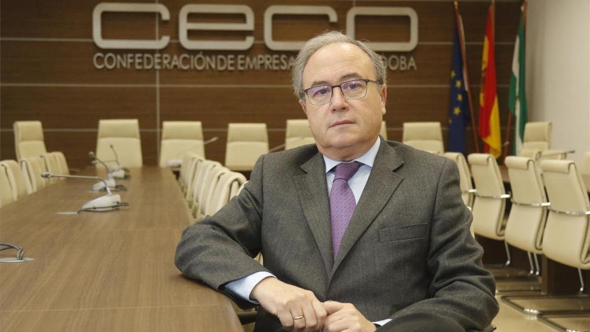 El presidente de CECO, Antonio Díaz.