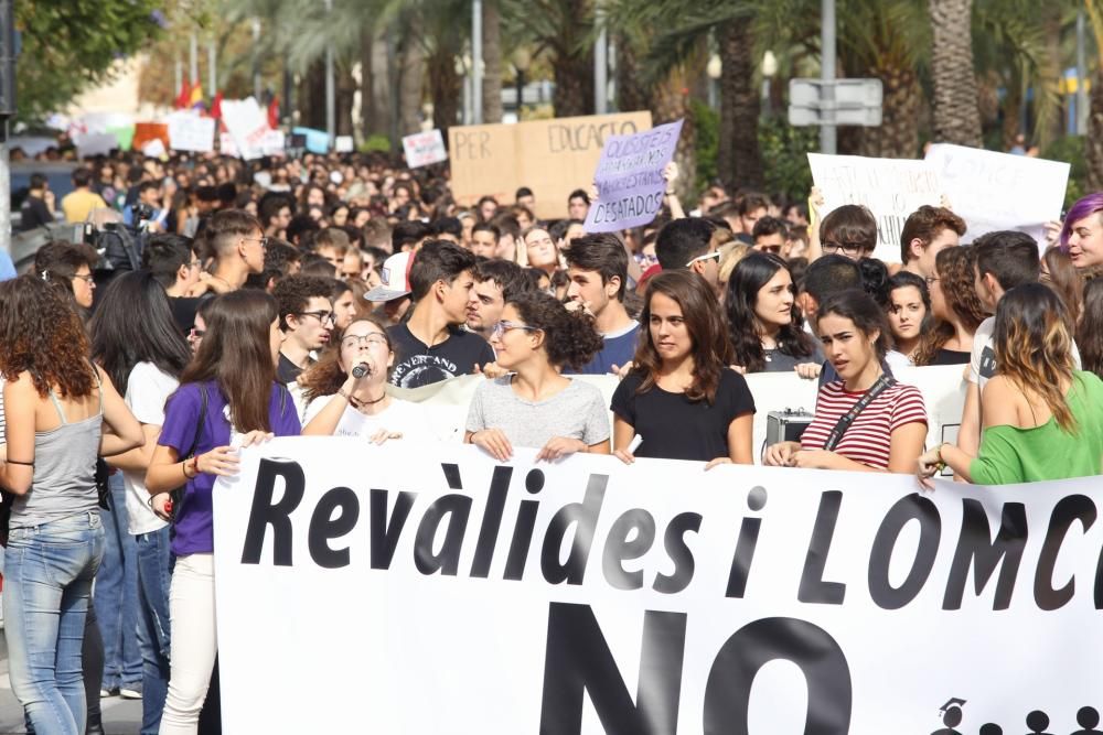 Los estudiantes van a la huelga