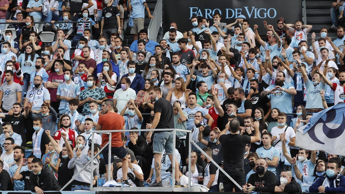 Público en Balaídos, esta temporada