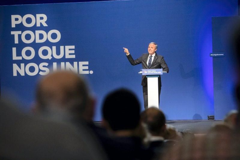 Mitin de Pablo Casado en Zaragoza el 6 de noviembre de 2019