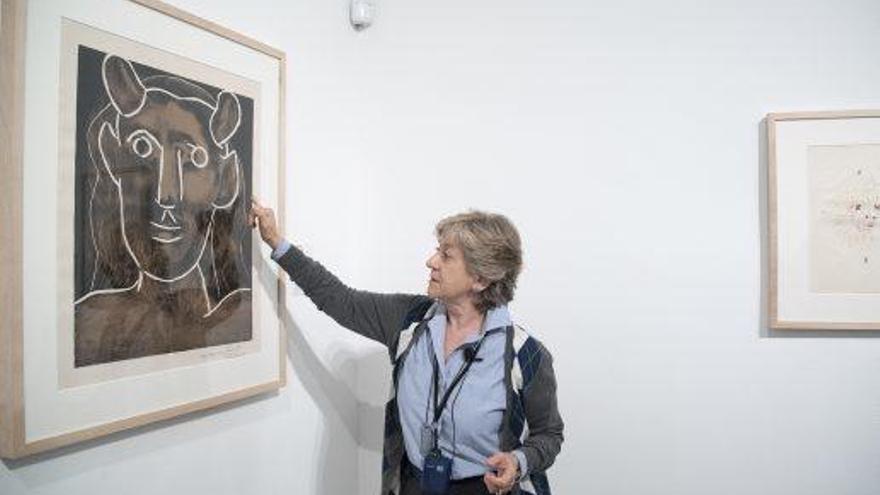 Claustre Rafart parla del gravat «Cap de faune», del 1962, que s&#039;exhibeix a «Mitologies».