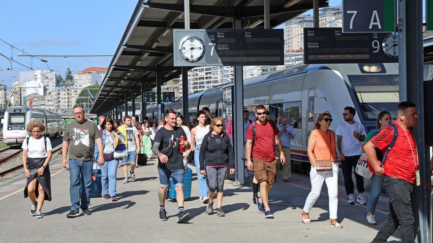 El Eje Atlántico es la línea de Media Distancia con un mayor uso por cada plaza ofertada