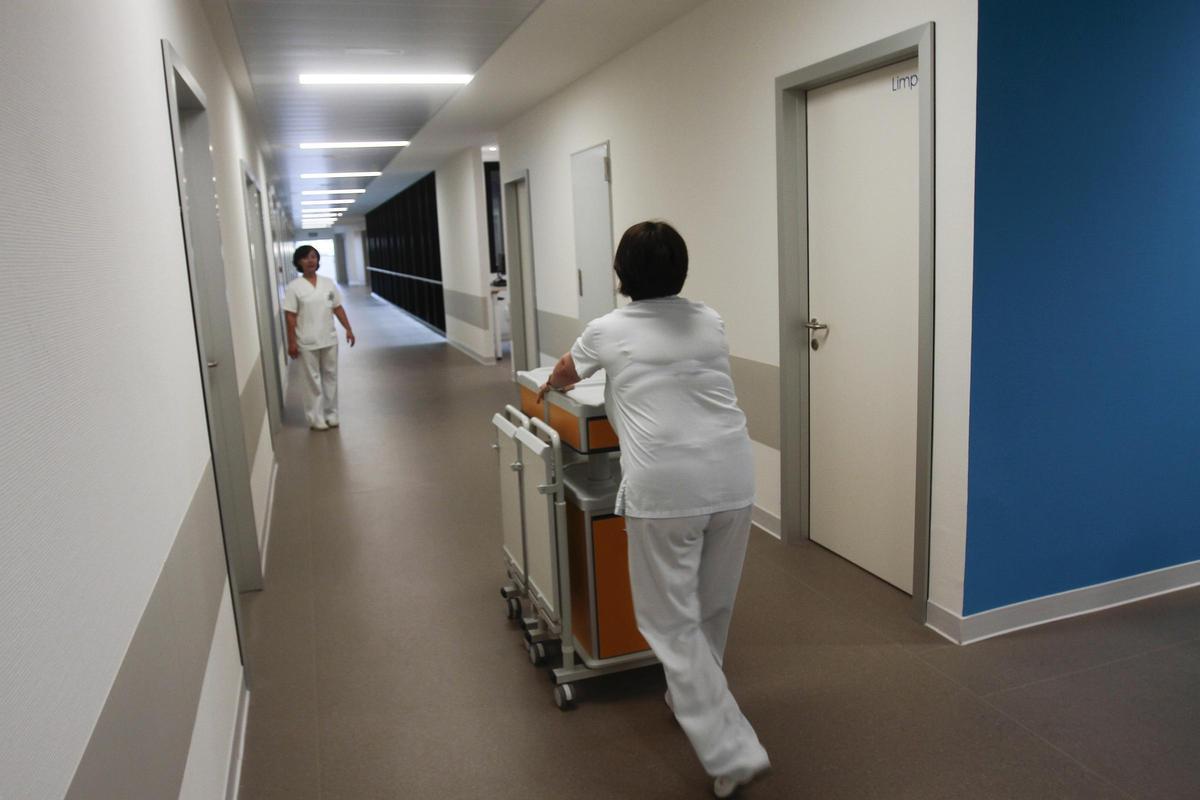 Área de hospitalización del Álvaro Cunqueiro, en Vigo.