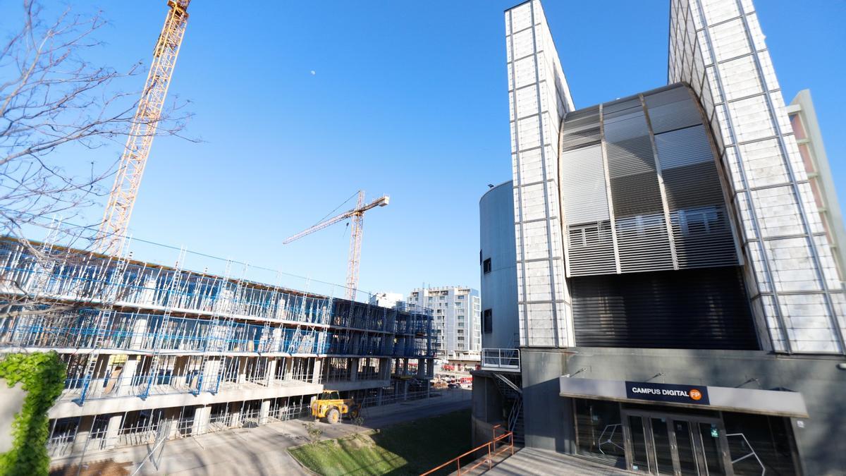 La actual sede del Campus Digital FP, que estudia la Cámara de Cuentas como posible destino.