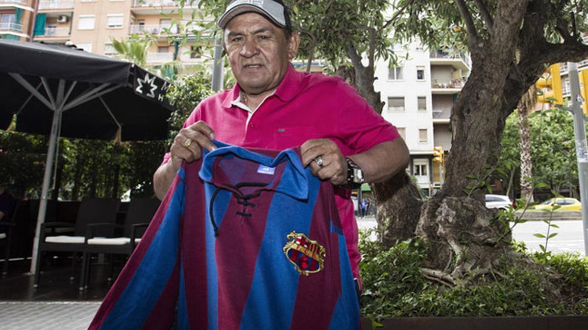 Hugo Cholo Sotil, exjugador del FC Barcelona en los años setenta del siglo XX 