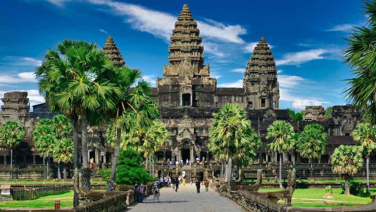 El templo de Angkor Wat, sn Siam Riem (Camboya).
