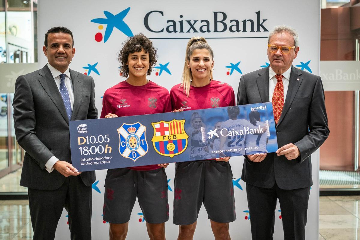 El CD Tenerife Femenino presenta el encuentro de Liga F Moeve entre el Costa Adeje Tenerife y el FC Barcelona El CD Tenerife Femenino presenta el encuentro de Liga F Moeve entre el Costa Adeje Tenerife y el FC Barcelona