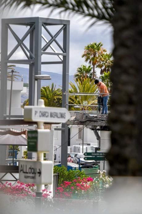 OBRAS ILEGALES CERCA DE LA CHARCA DE MASPALOMAS