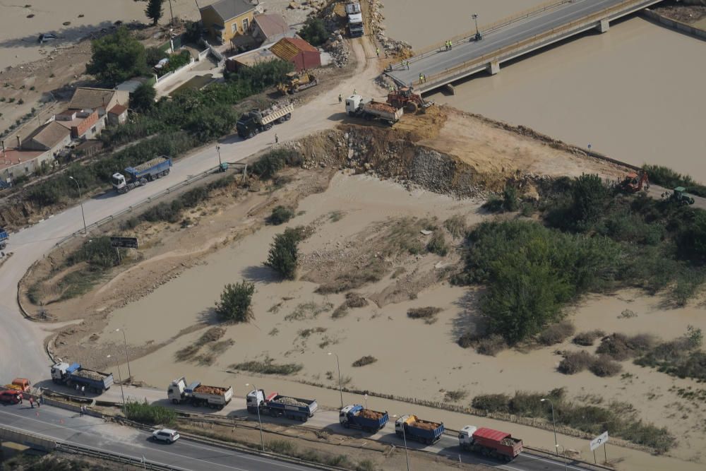 Las imágenes de las inundaciones en Almoradí y Dolores