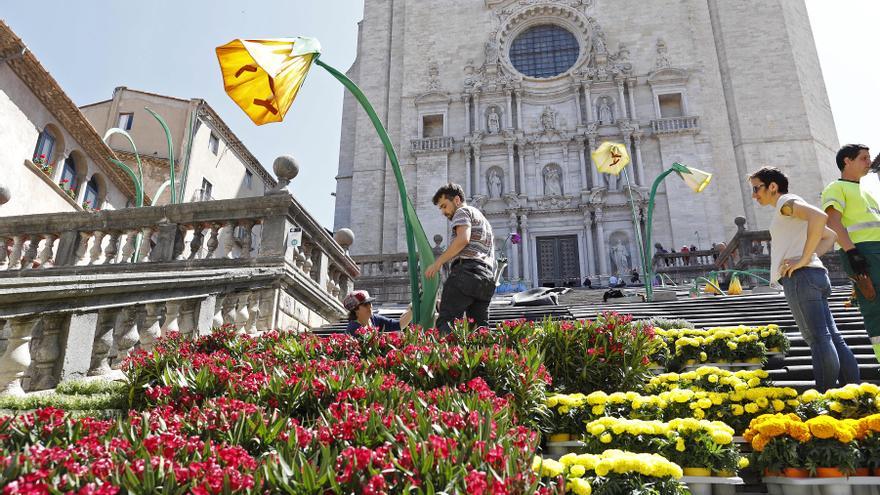 Girona fa olor a Temps de Flors amb l’aigua com a protagonista