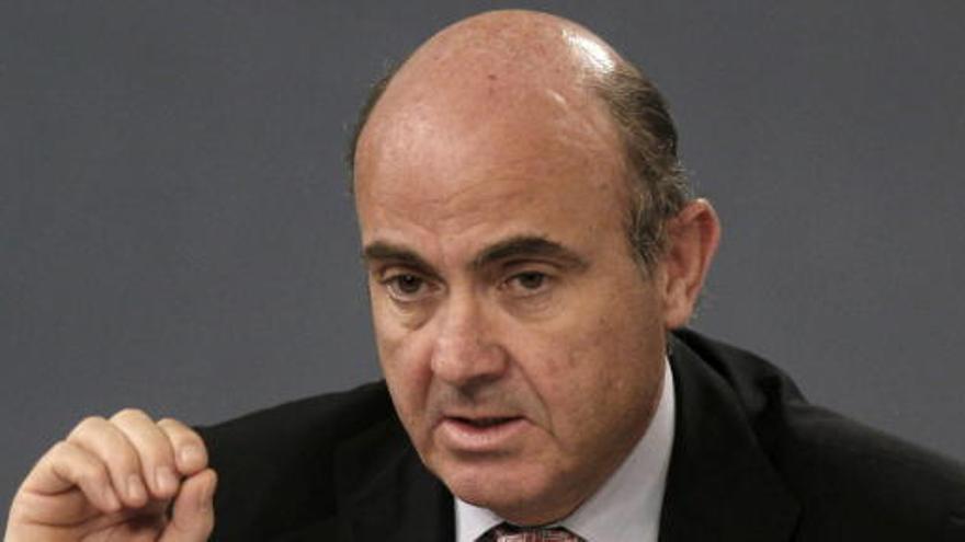 El ministro de Economía Luis de Guindos.