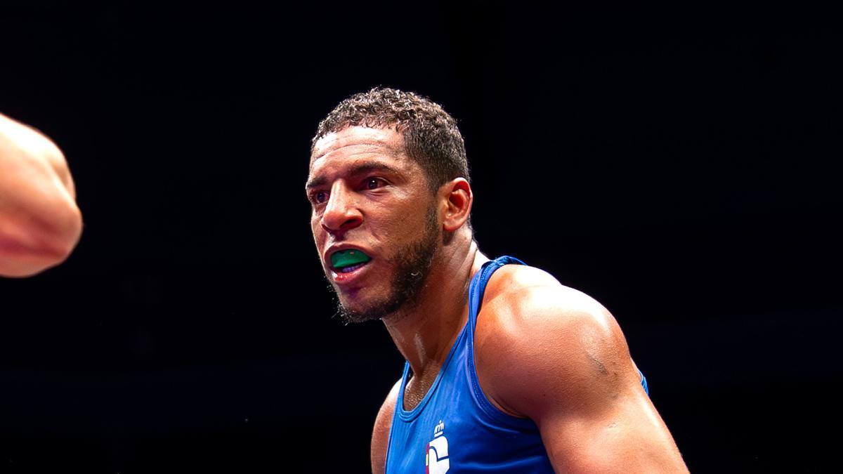 Enmanuel Reyes, en un combate.