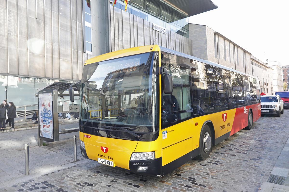 Un bus urbà de Girona