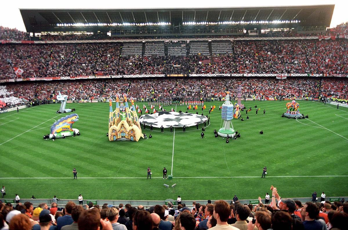 Les peces aerografiades, a la final de la Champions, al Camp Nou.