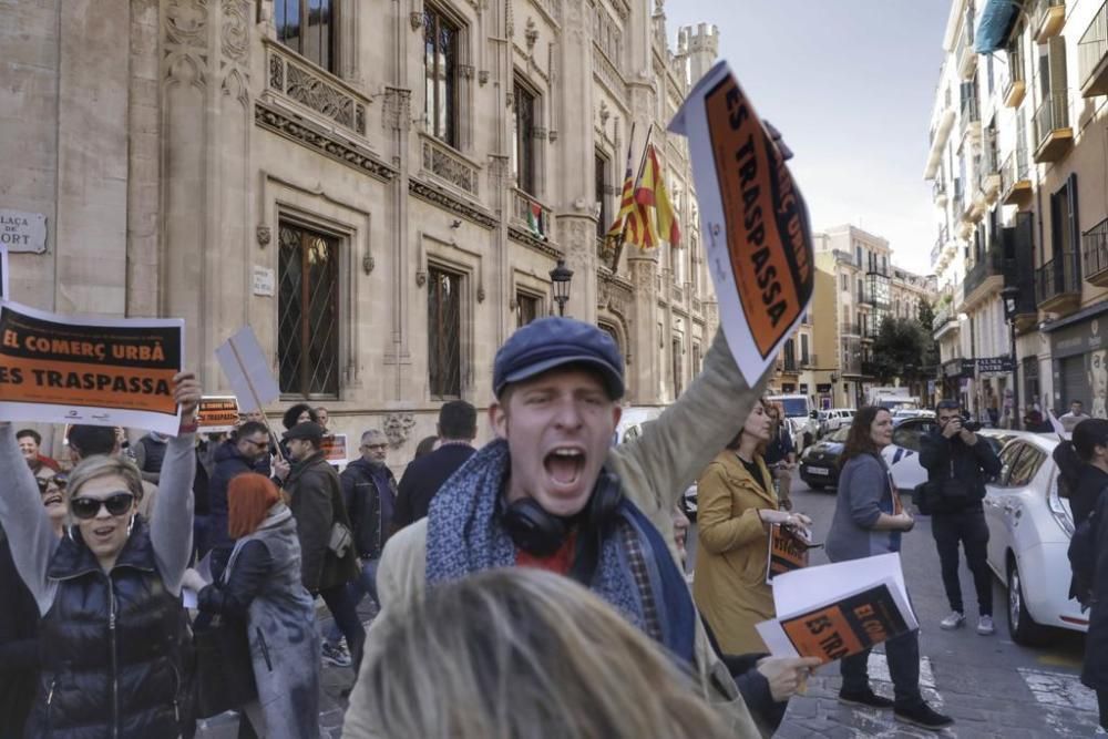 Demo Palma Ladenbesitzer