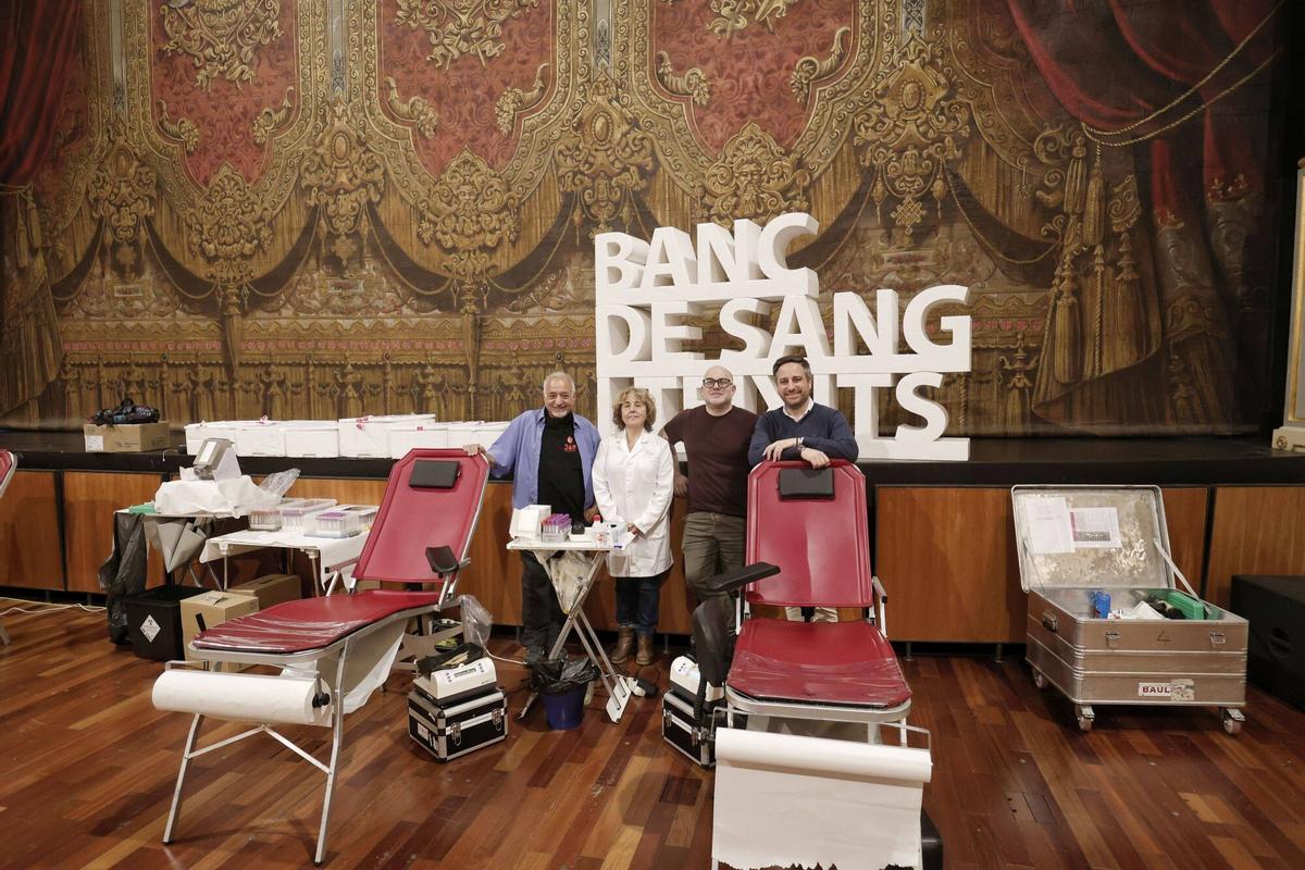 El Teatro Principal de Palma se convierte en un banco de snagre