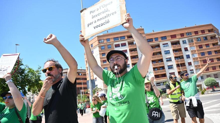 Sigue la huelga de docentes con movilizaciones en Castellón