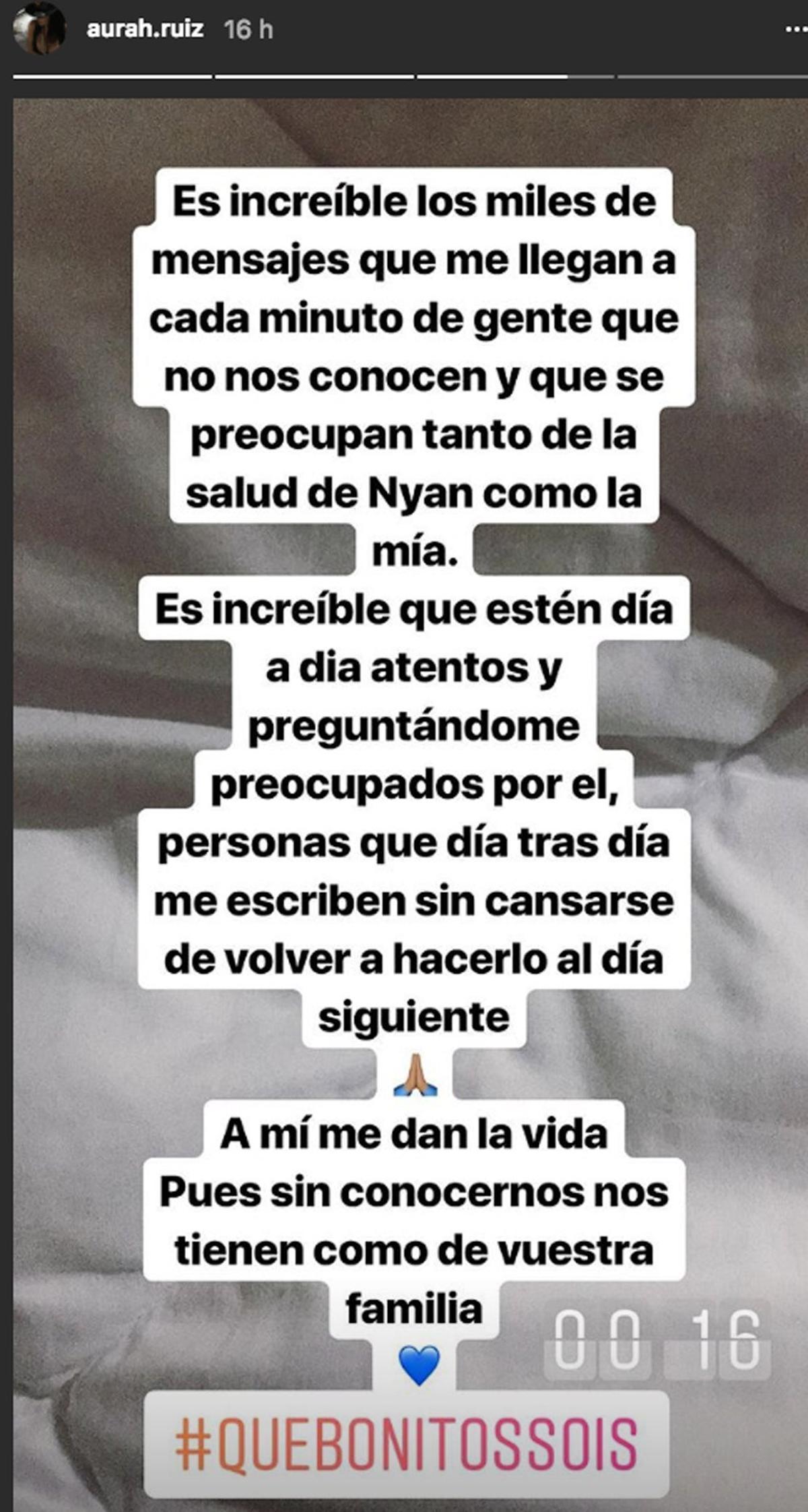 Mensaje de Aurah Ruiz con dardo para Jesé