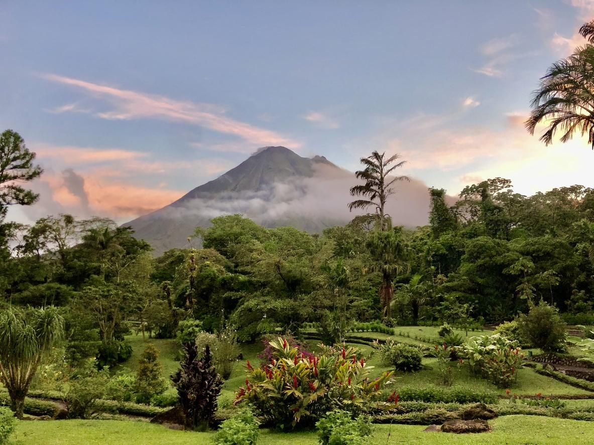 Arenal al atardecer