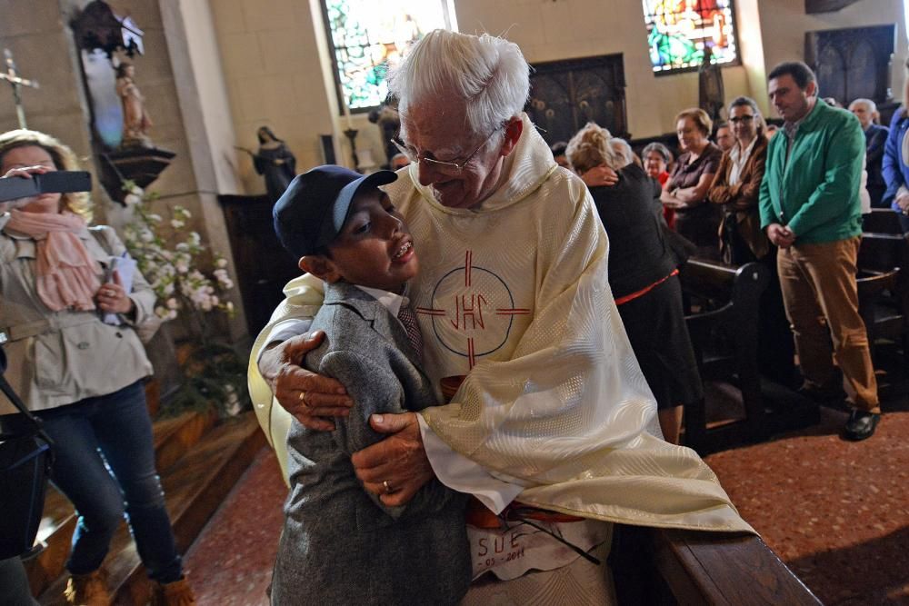 Homenaje al Padre Ángel en La Rebollada