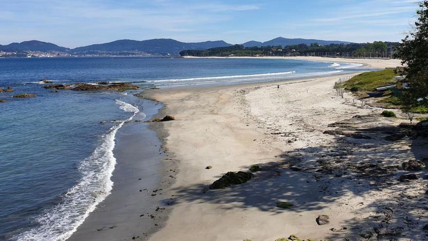 Praia da Calzoa, situada entre los arenales de Samil y O Vao. | // M.G. BREA