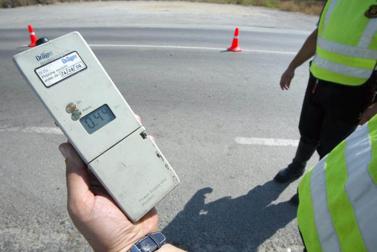 Resultat positiu en un control d’alcohol dels Mossos d’Esquadra. Resultat positiu en un control d’alcohol dels Mossos d’Esquadra.