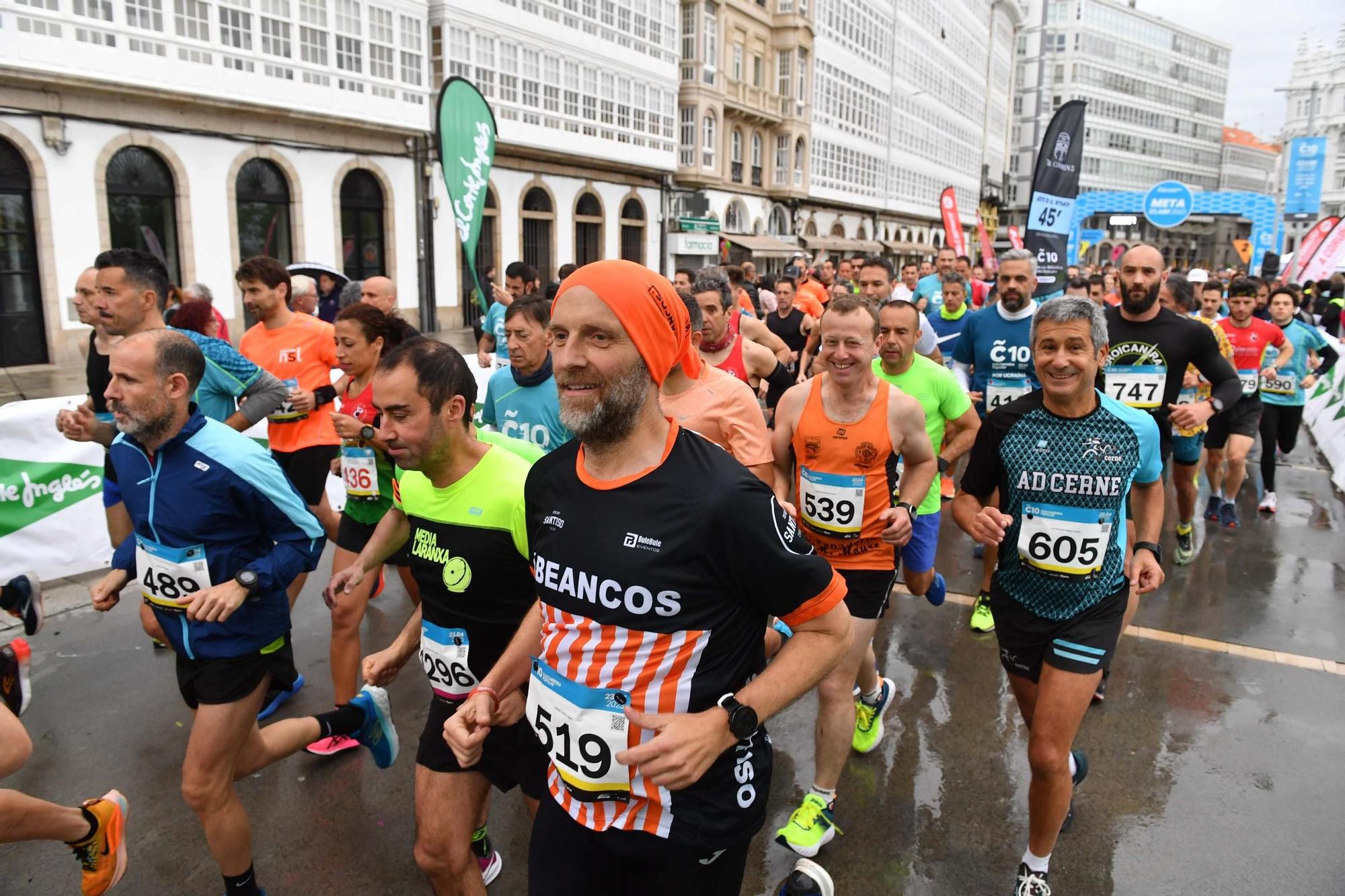 Carrera popular Coruña10: 2.186 corredores cruzaron la línea de meta