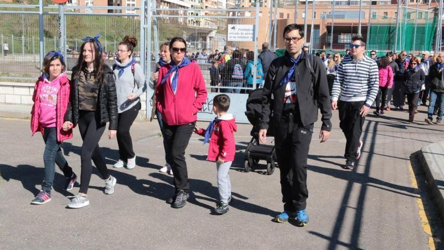 Participantes en una marcha anterior