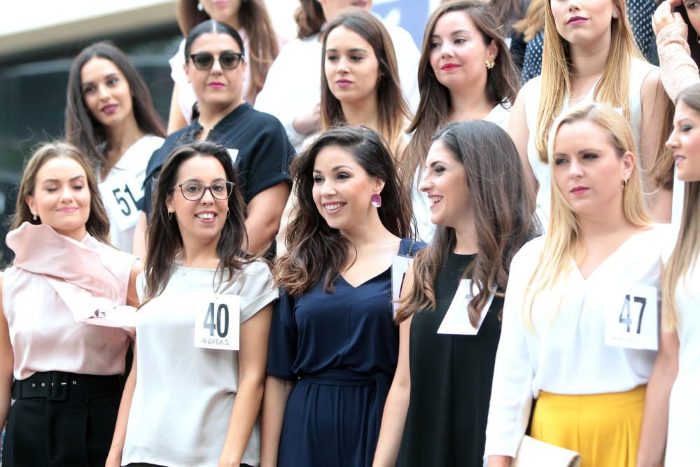 La aspirantes a fallera mayor de València visitan el IVAM