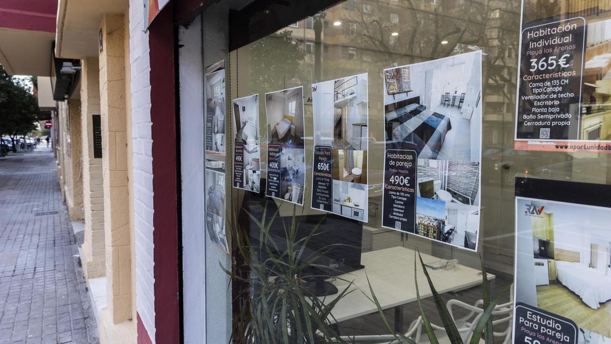 Inmobiliaria que alquila habitaciones y no pisos.