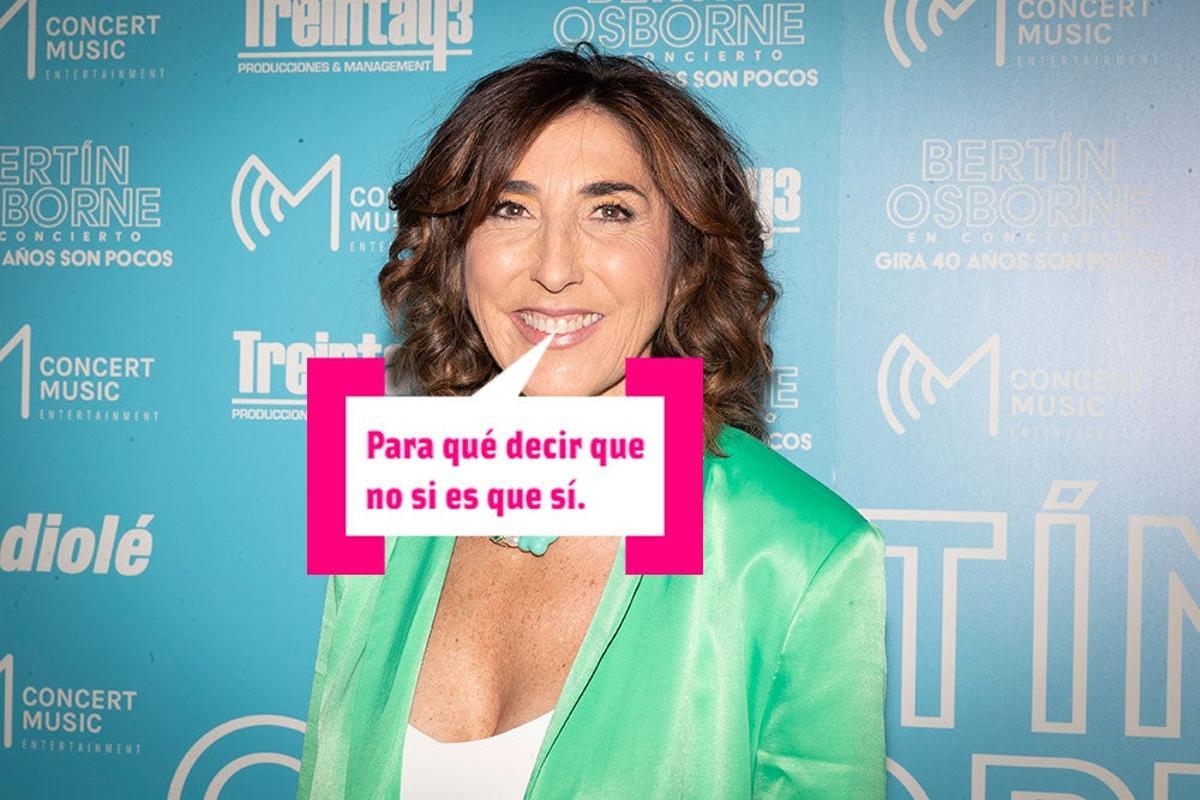 Paz Padilla en un evento