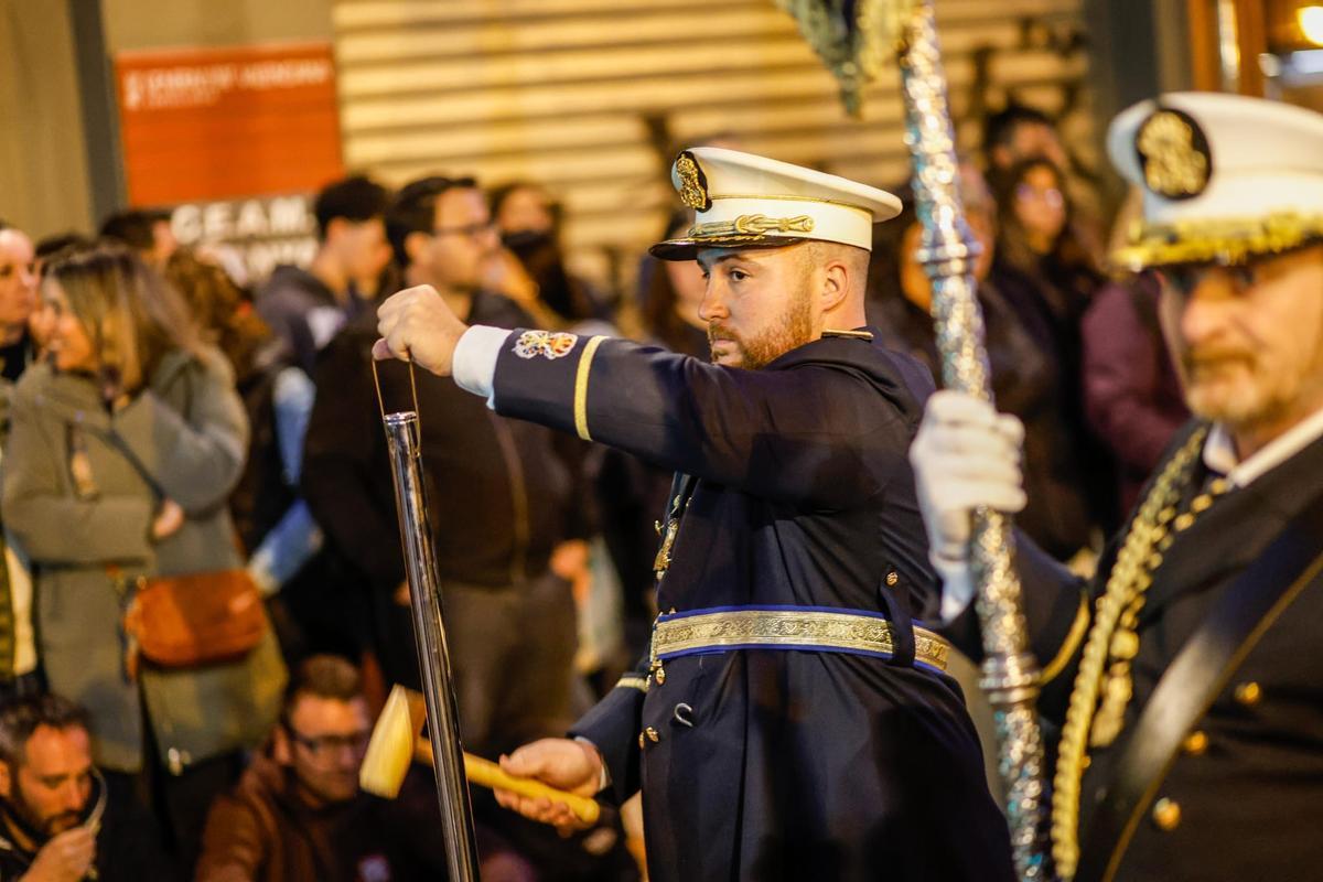 El Cabanyal vive con solemnidad el Miércoles Santo del Prendimiento y la Lanzada
