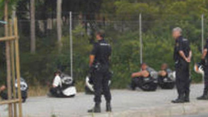 19 detenidos tras una pelea entre moteros en Palma