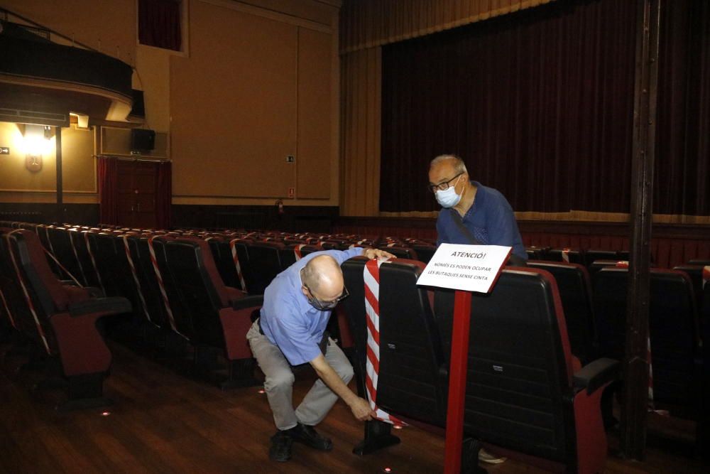 El Cinema Montgrí reobre adaptat a la crisi del coronavirus