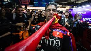 Jorge Martín hace sonar la fanfarria en el boxe del Prima Pramac.