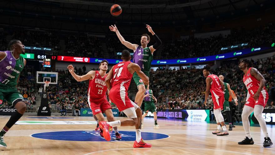 Unicaja - Bàsquet Girona: Surten escaldats en una segona part sense història (111-80)