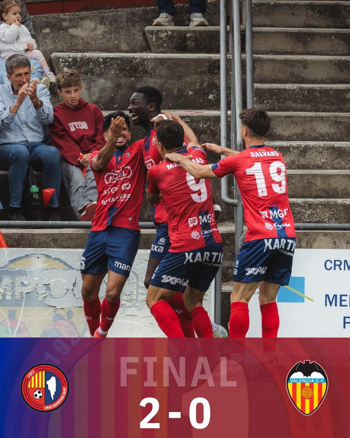 Nuha celebra el gol que ha lligat la victòria