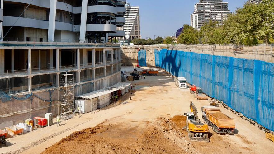 Atitlan inicia las obras de las dos torres junto al Nou Mestalla