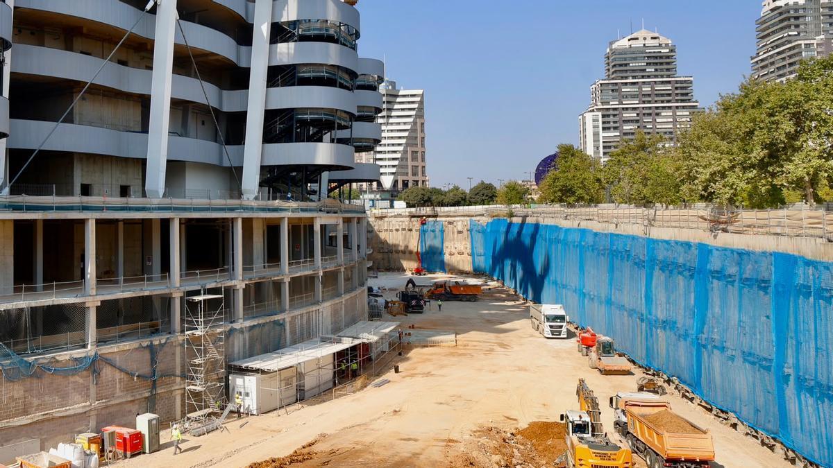 Atitlan inicia las obras de las dos torres junto al Nou Mestalla