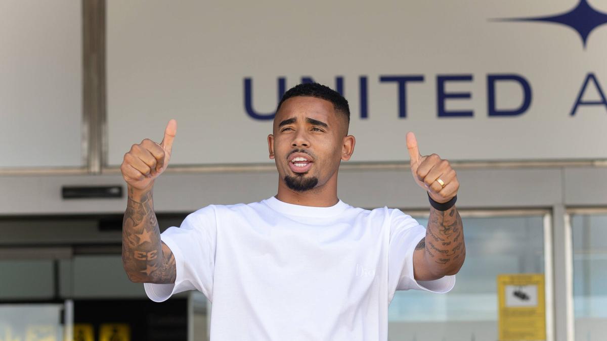 ¡Gabriel Jesús ya está en Barcelona!