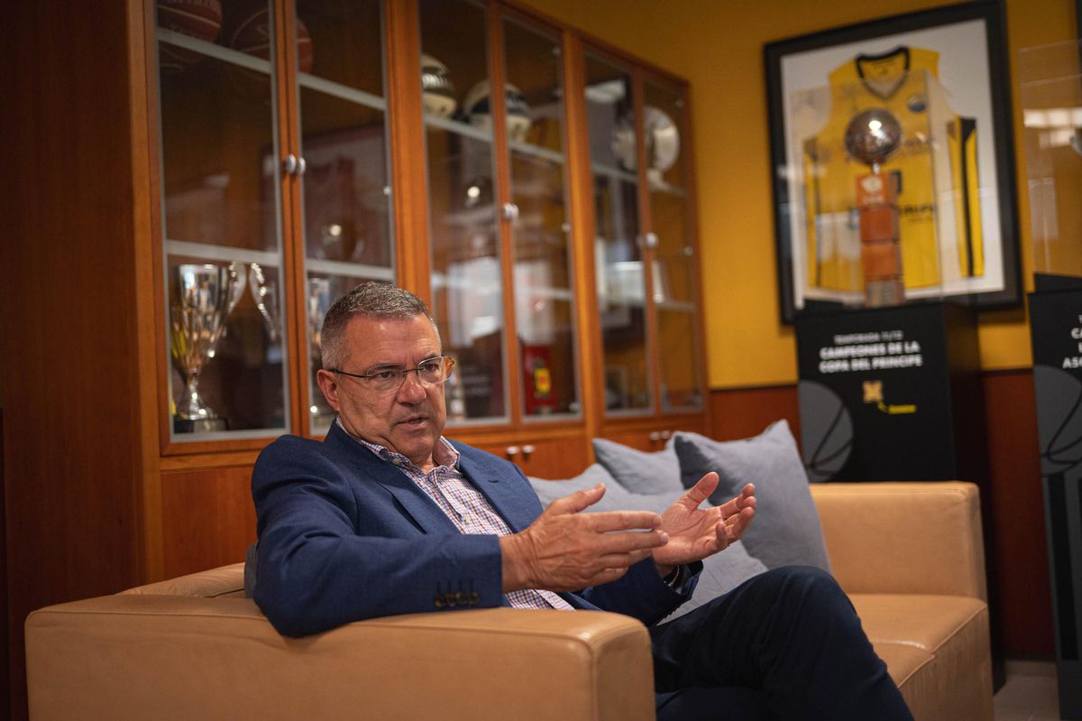 Hernández, durante una entrevista.